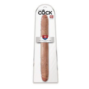 King Cock In Thick Double Dildo Tan Pipedream Satisfaction