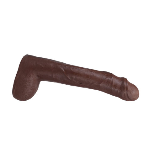 Anton Harden Dildo In W Balls Chocolate Black Doc Johnson