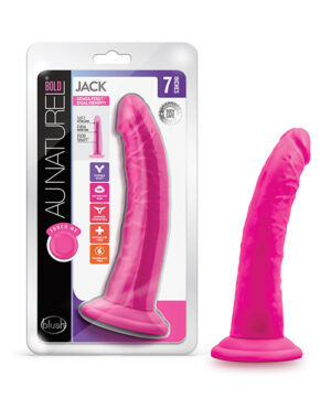 Bold Jack Dildo Au Naturel In W Suction Cup Pink Blush Satisfaction