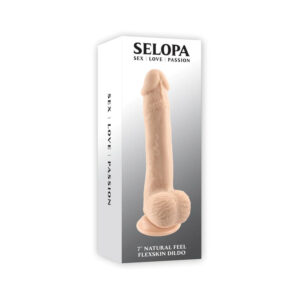 Selopa Natural Feel Flexskin Dildo W Balls Beige Evolved