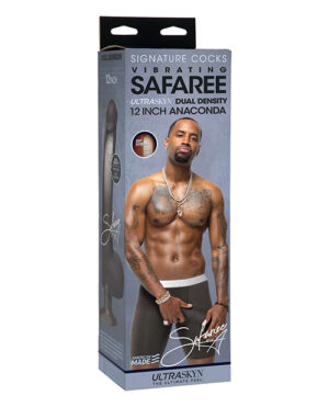 Anaconda Sized Cock - Safaree Samuels Anaconda Dildo 12in w/Balls, Doc Johnson | Satisfaction.com