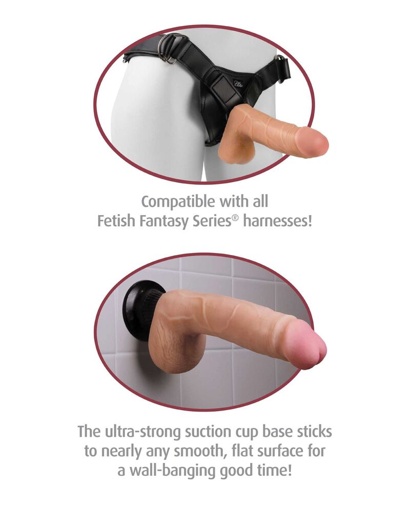 Real Feel Deluxe #1 Dildo 6.5″ Vibe w/Balls Beige, Pipedream |  Satisfaction.com