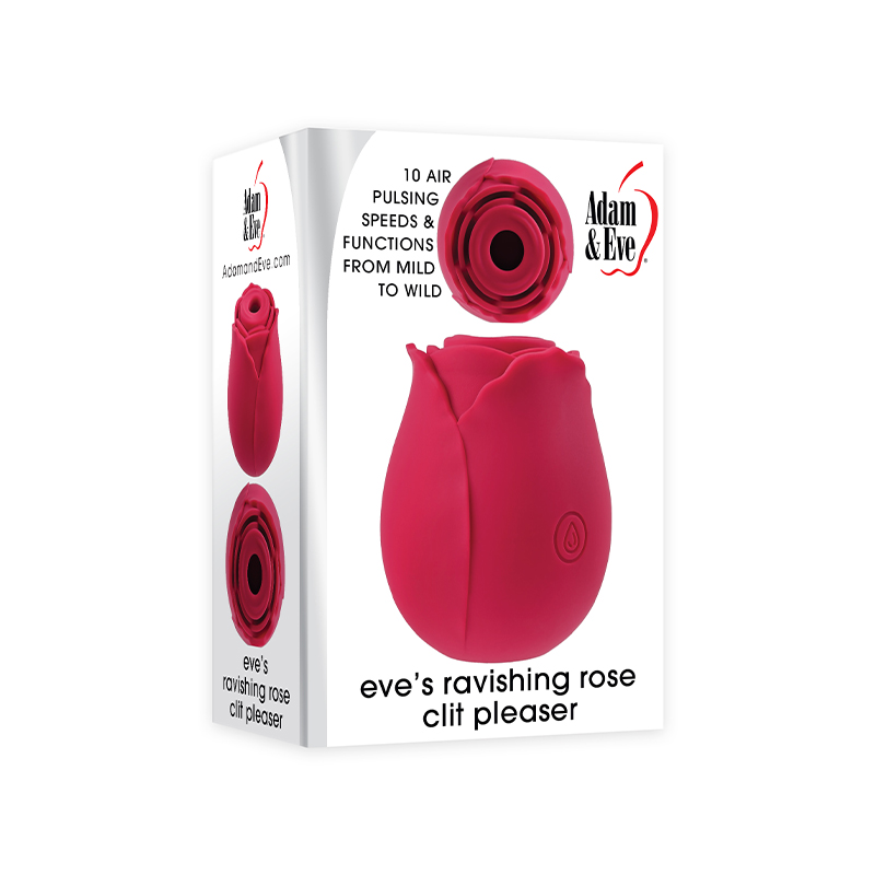 Bloomgasm Wild Rose Rechargeable Clitoral Pressure Wave Stimulator - Purple